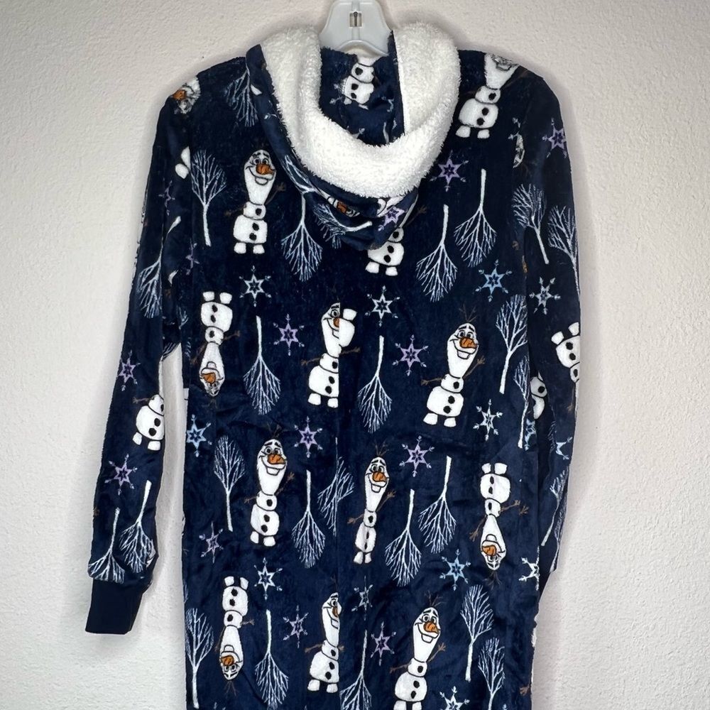 Disney Frozen One Piece Hoody‎ Pajamas - Picture 6 of 7